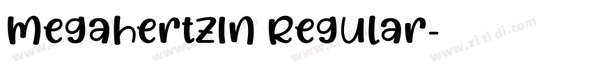 MegahertzIn Regular字体转换